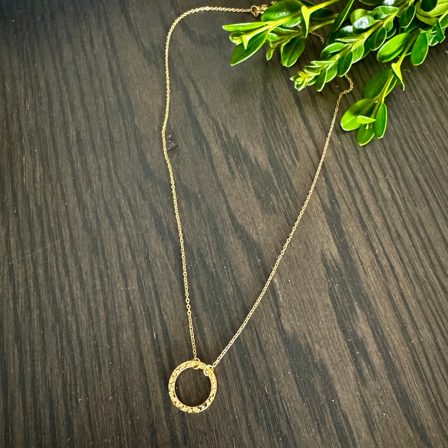 Circle Pendant Necklace