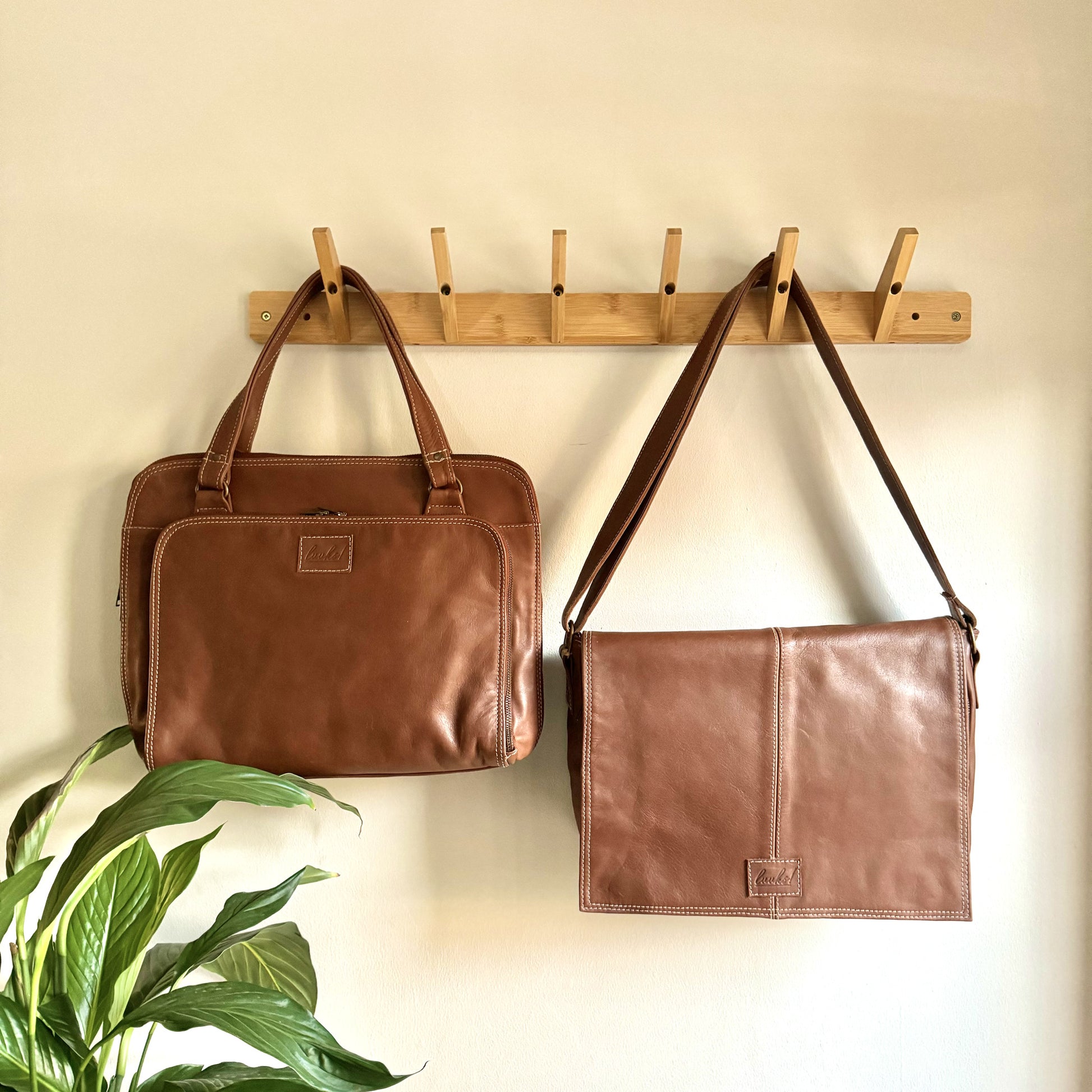 Leather Laptop Bag - Christopher - iszi ONLINE
