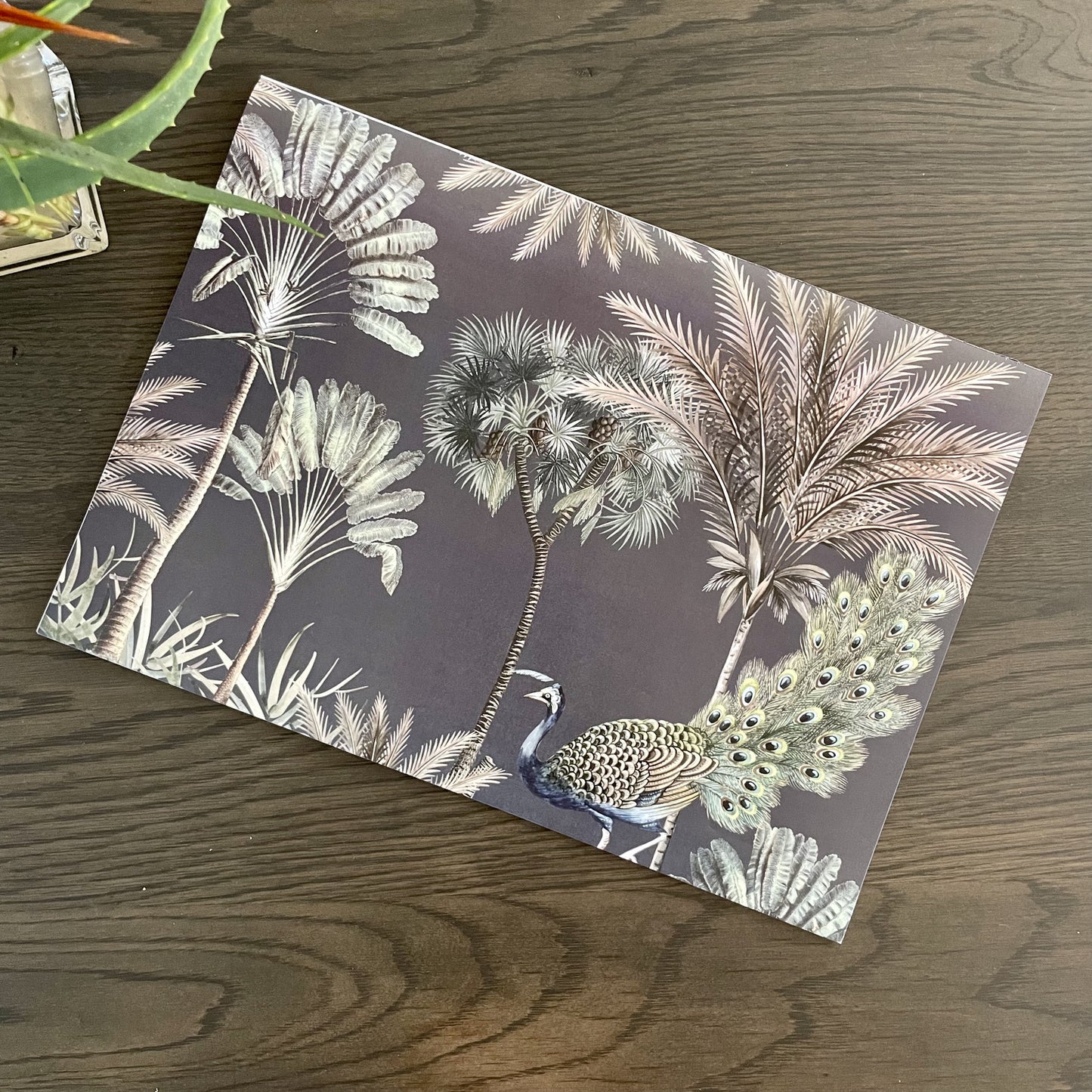 Exotic Zanana Dark Paper Placemats