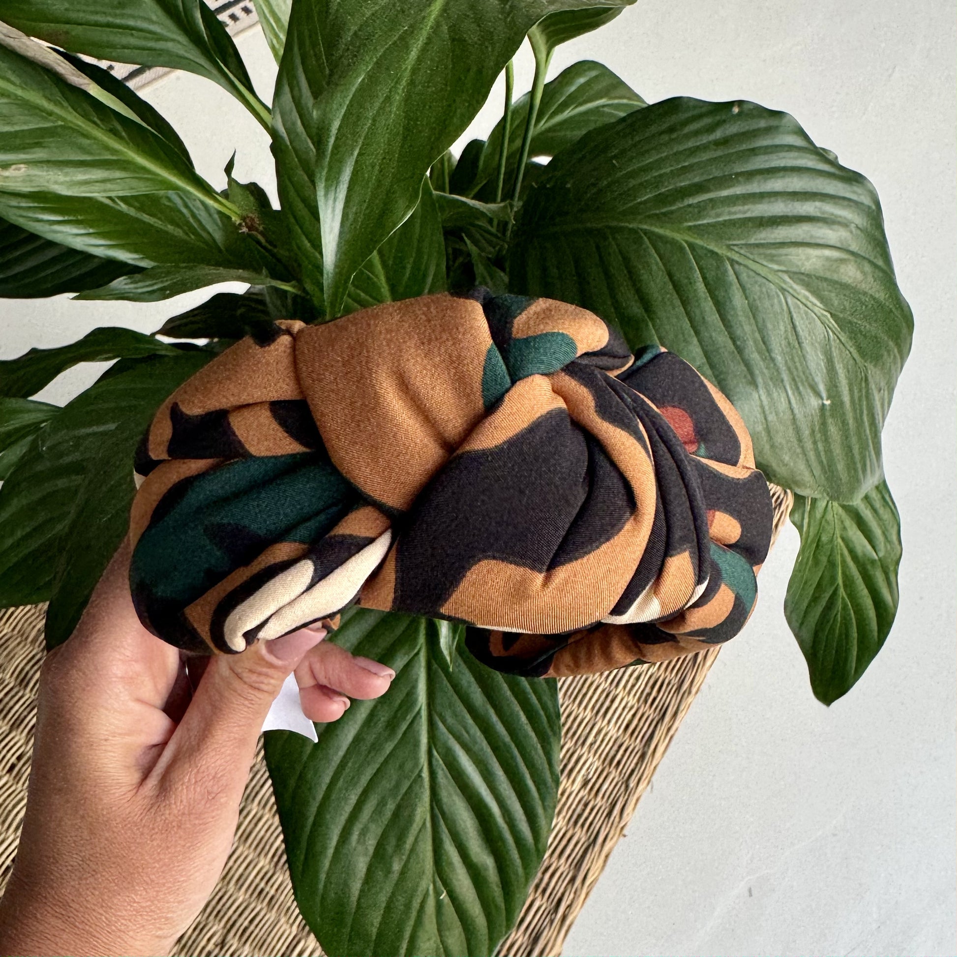 Alice Band - Knot Camo Leopard Print - iszi ONLINE