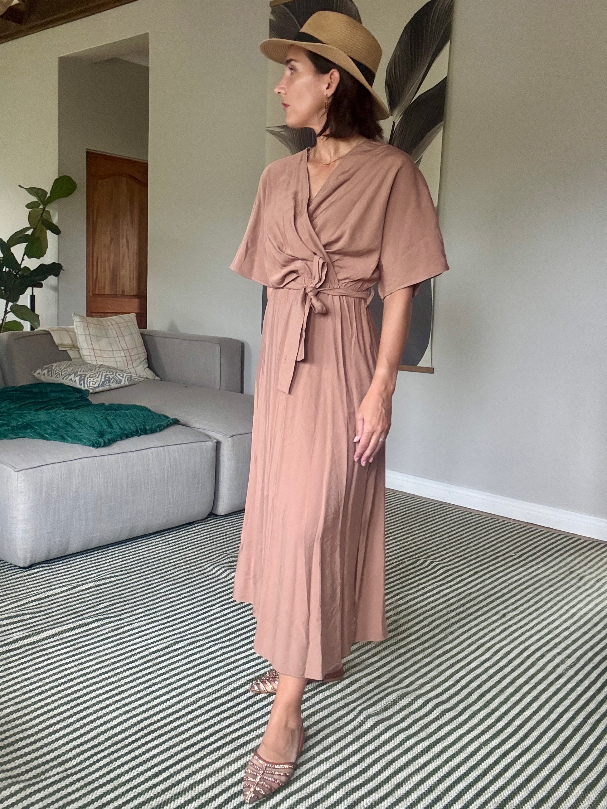 Latter Wrap Dress