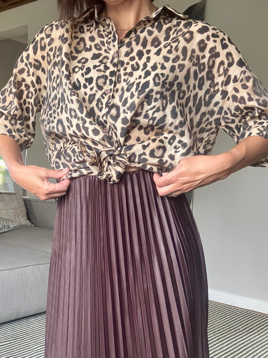 Leopard Short Sleeve Shirt