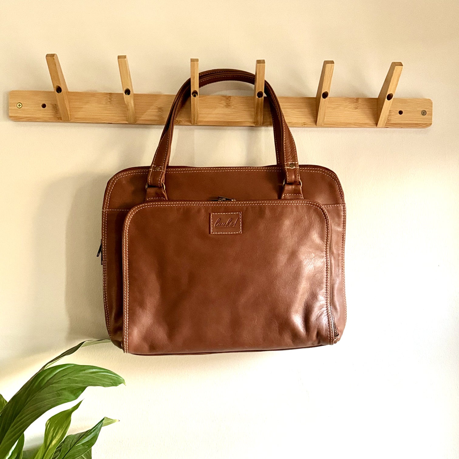 Leather Laptop Bag - Charles - iszi ONLINE