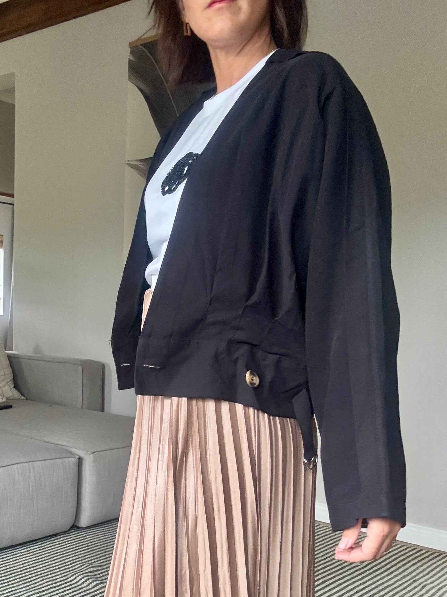 Black Shirt Jacket