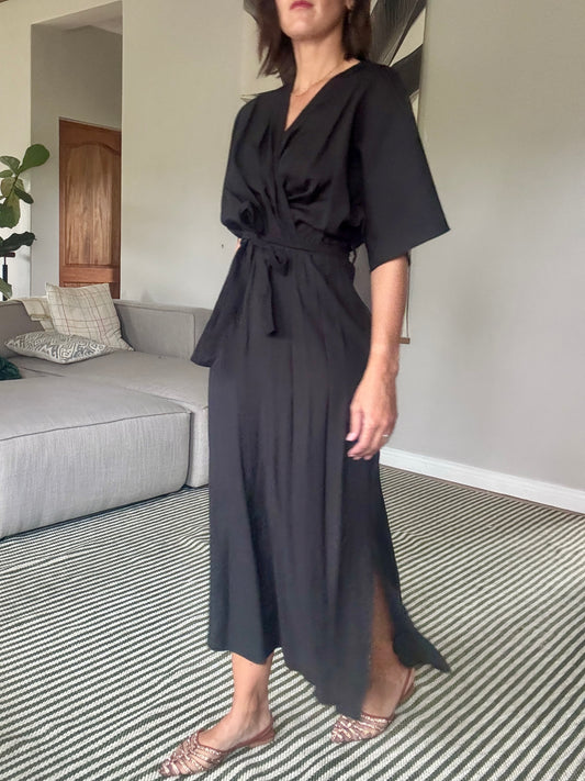 Black Wrap Dress