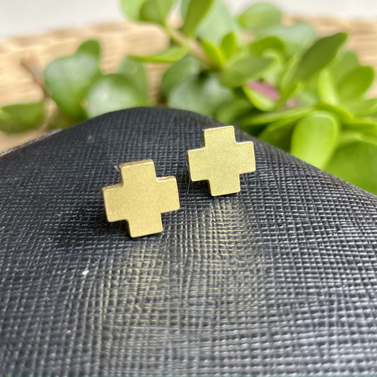Cross Metal Studs
