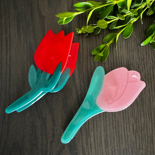 Tulip Hair Clips