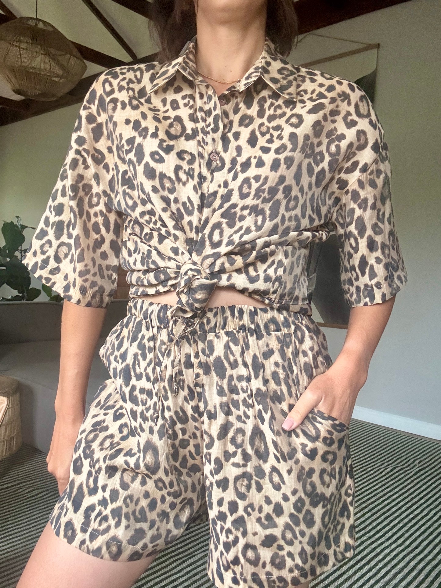 Leopard Short Sleeve Shirt