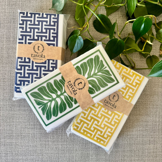Slim Leaf Disposable Napkins