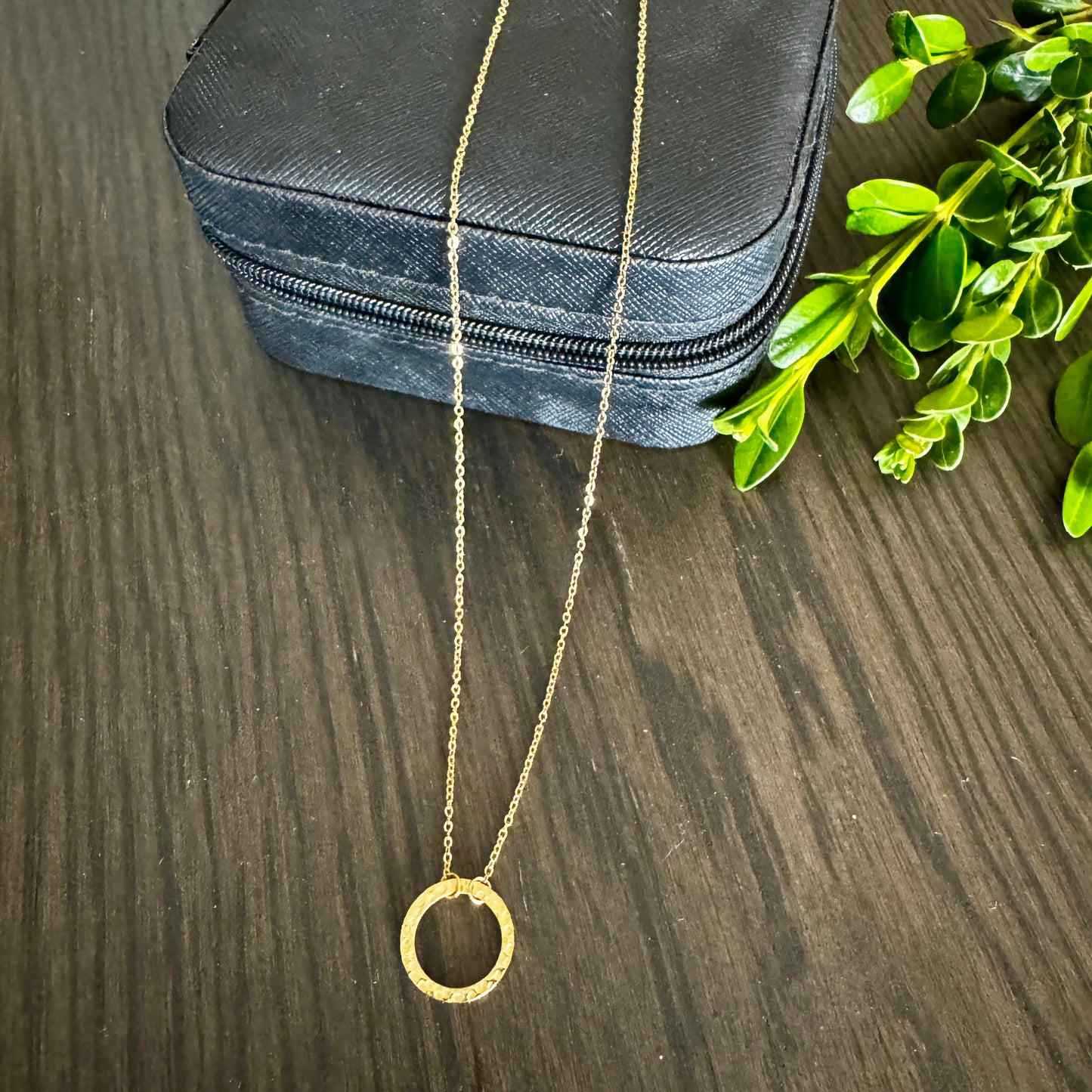 Circle Pendant Necklace