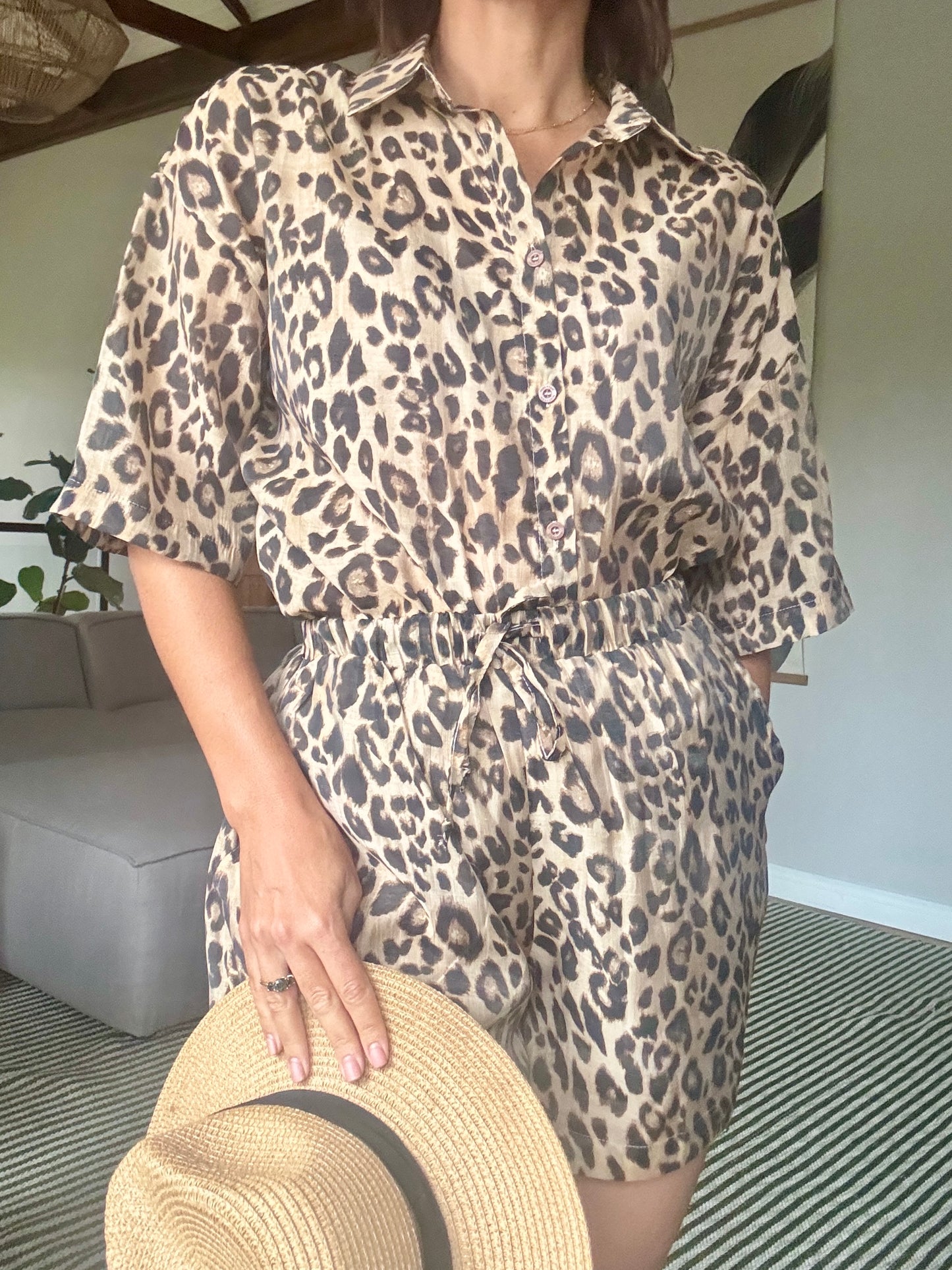 Leopard Short Sleeve Shirt