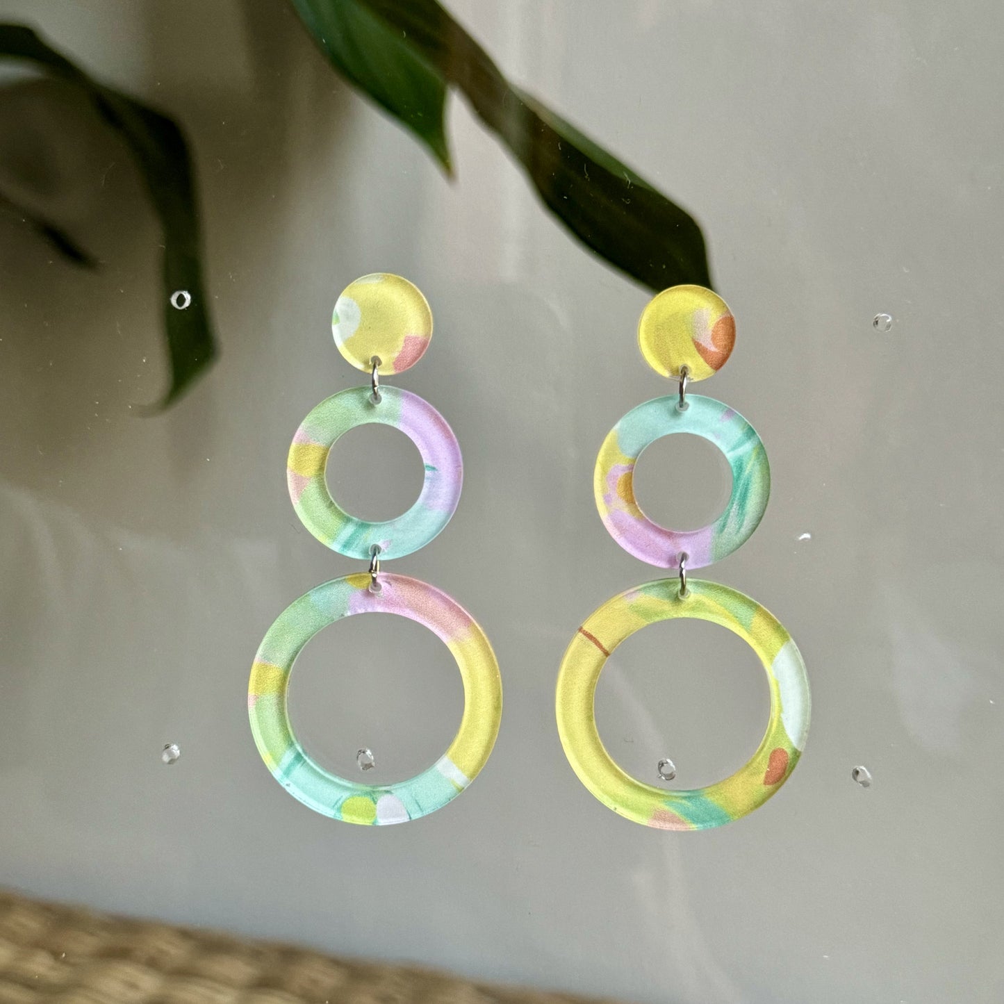 Dangling Earrings Full Circle - iszi ONLINE
