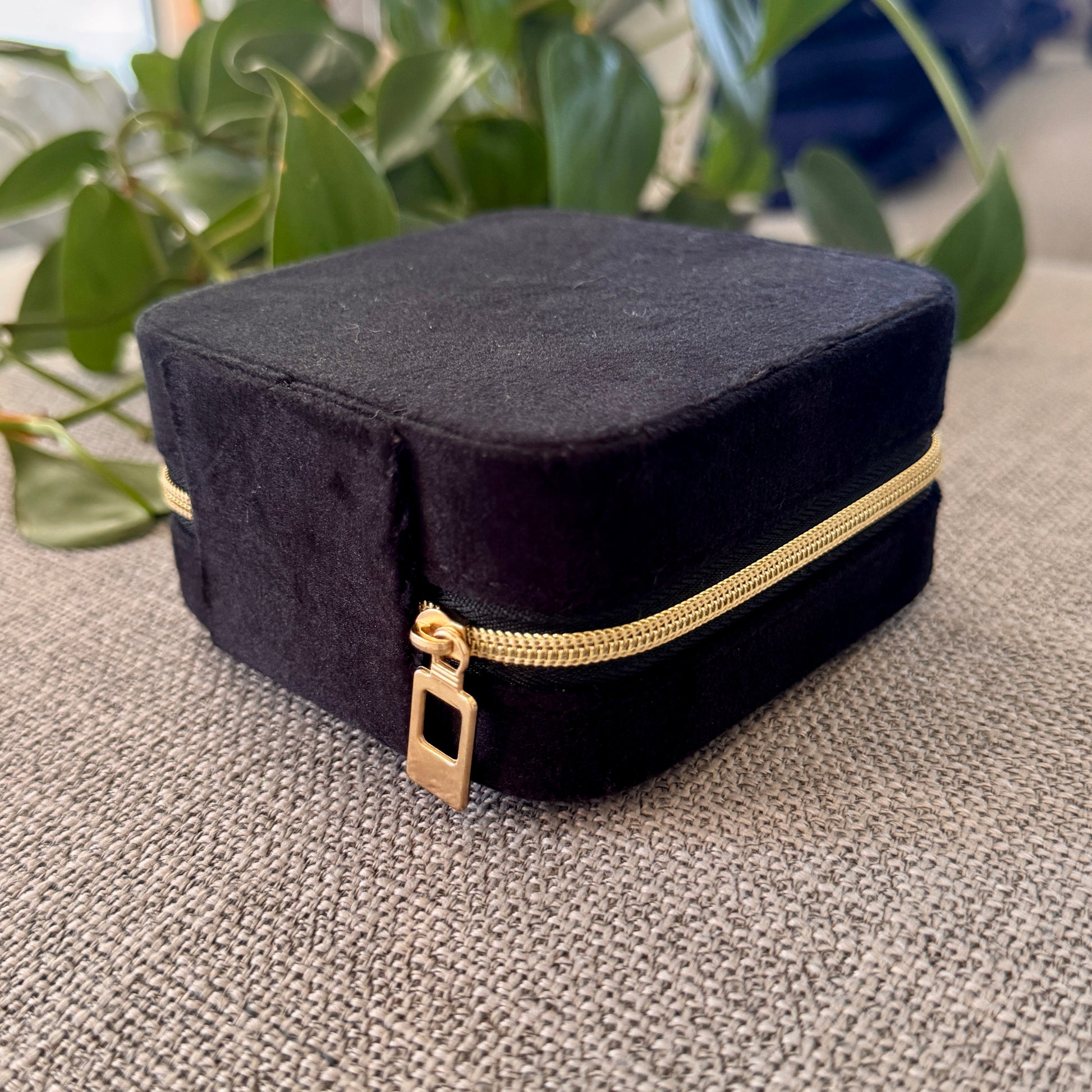 Suede Jewellery Box