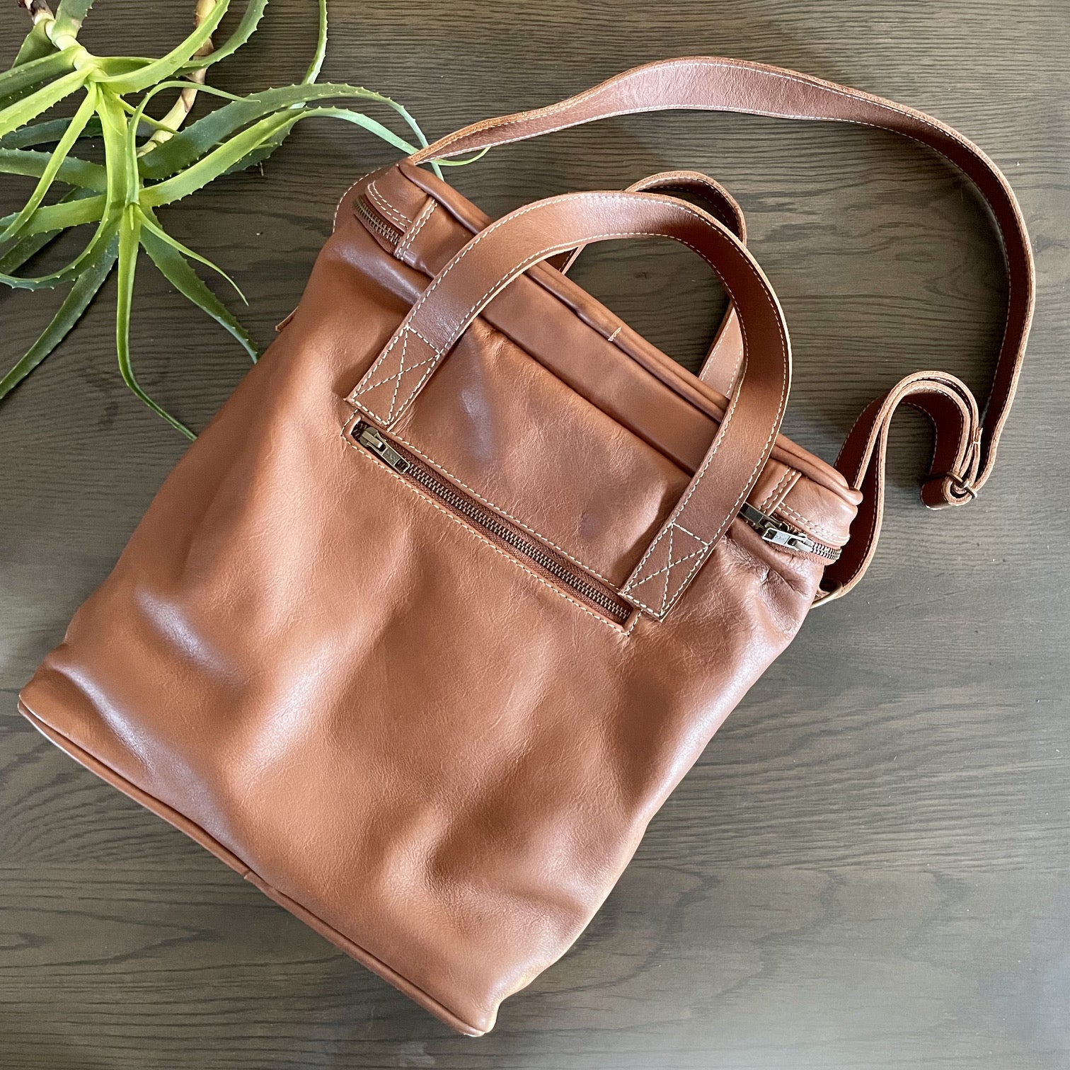 Joe Leather Wine Cooler Bag - 6 Bottles - iszi ONLINE