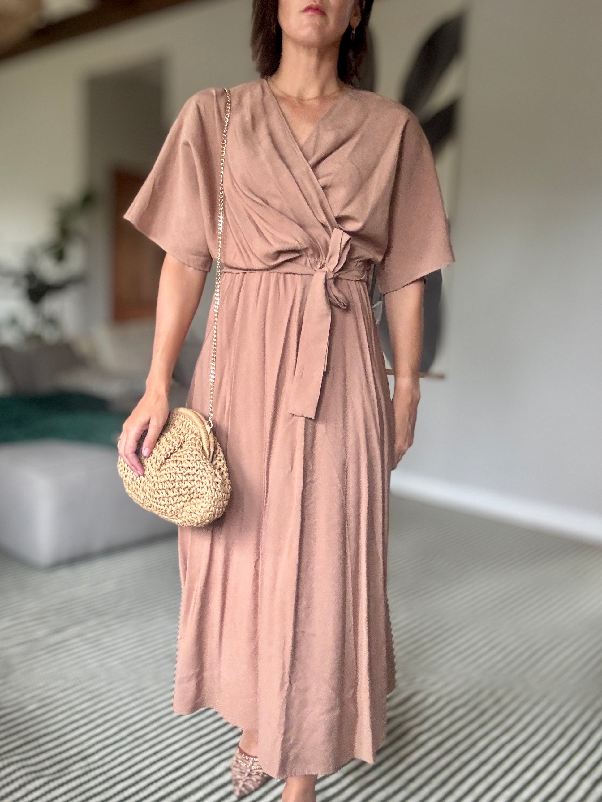 Latter Wrap Dress
