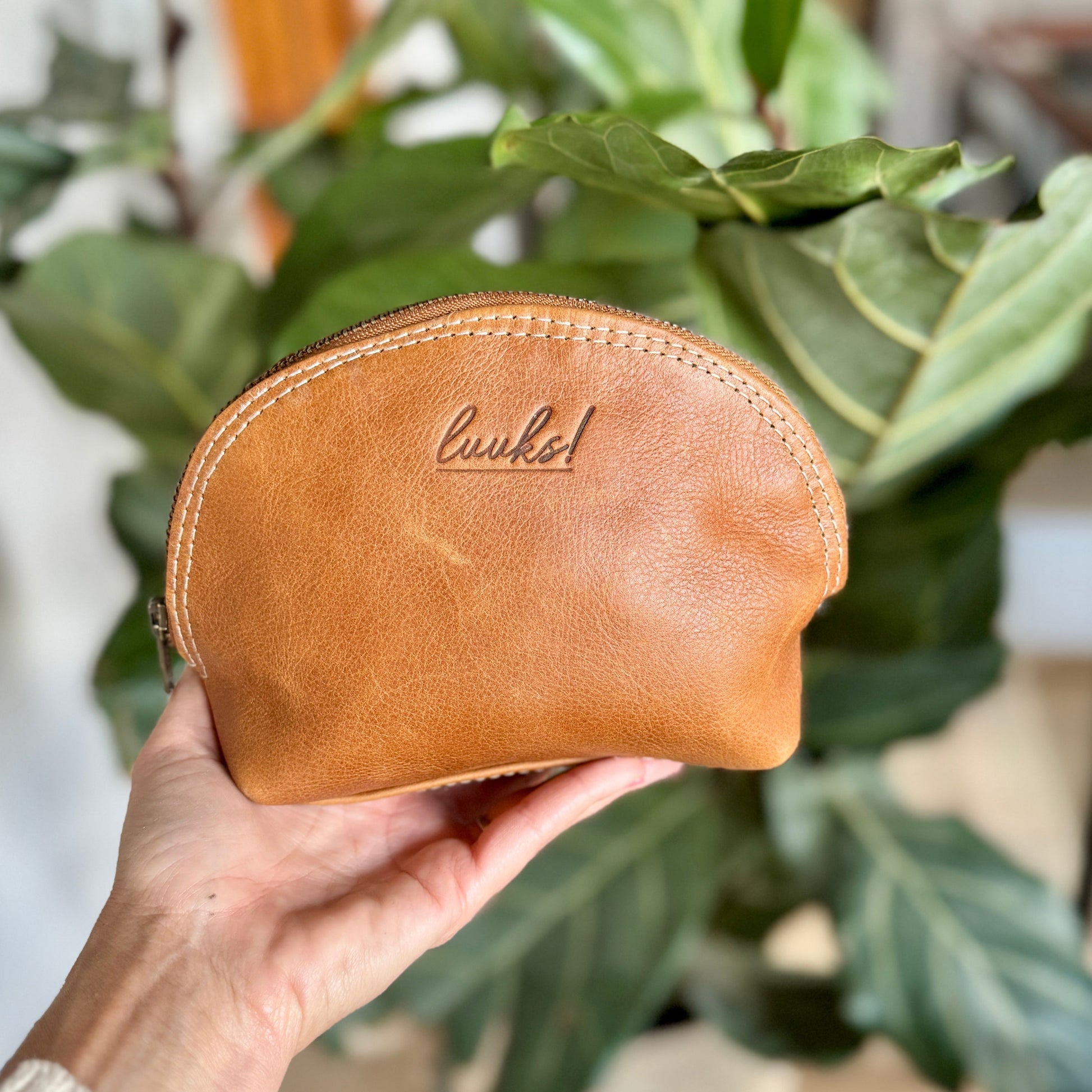 Tan Leather Purse