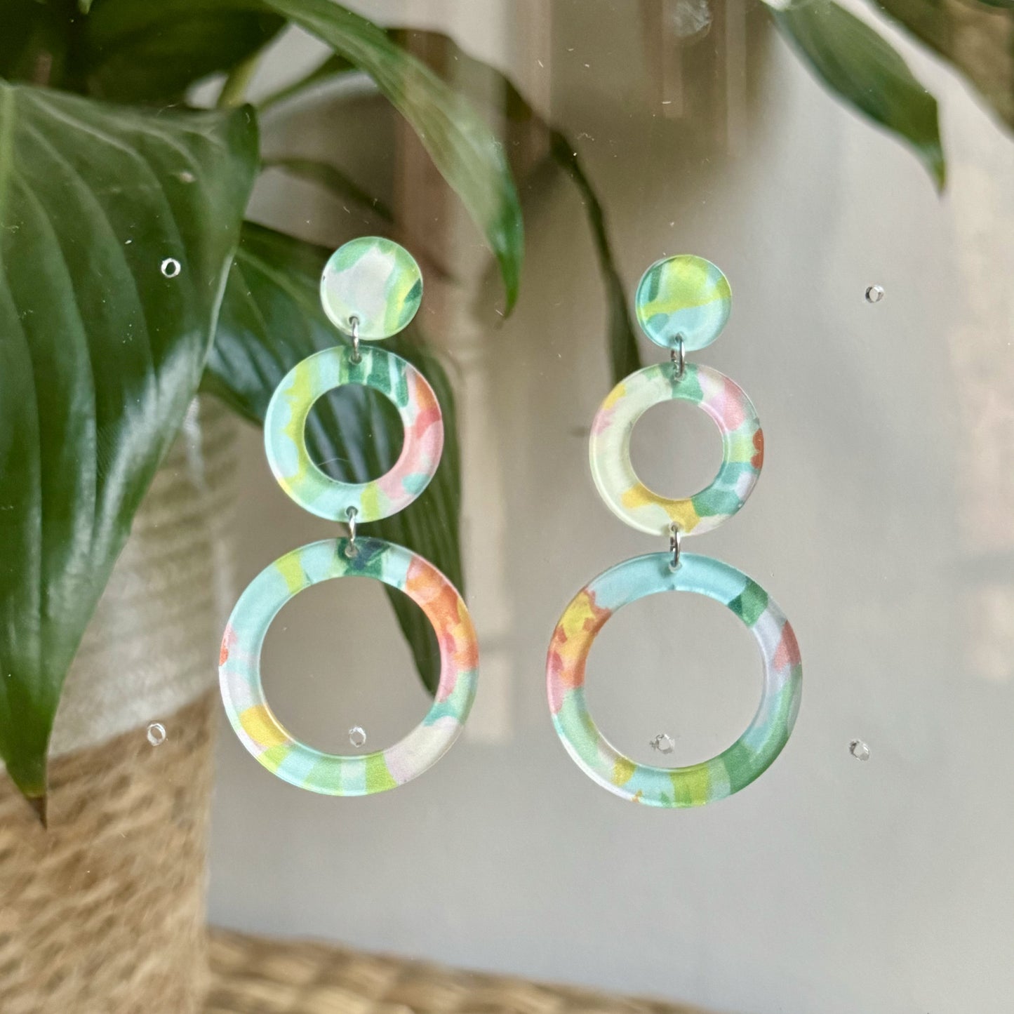 Dangling Earrings Full Circle - iszi ONLINE