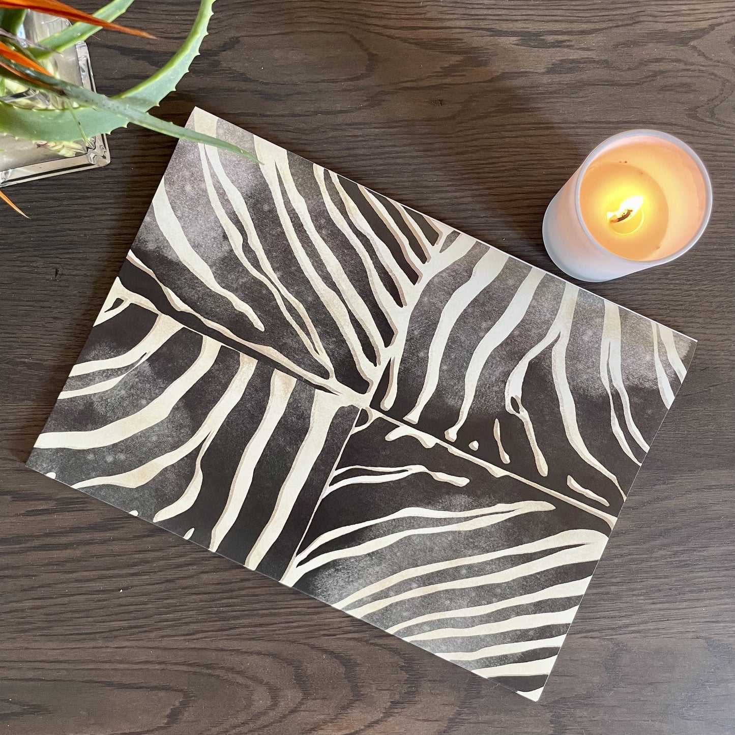 Wildside Zebra Paper Placemats