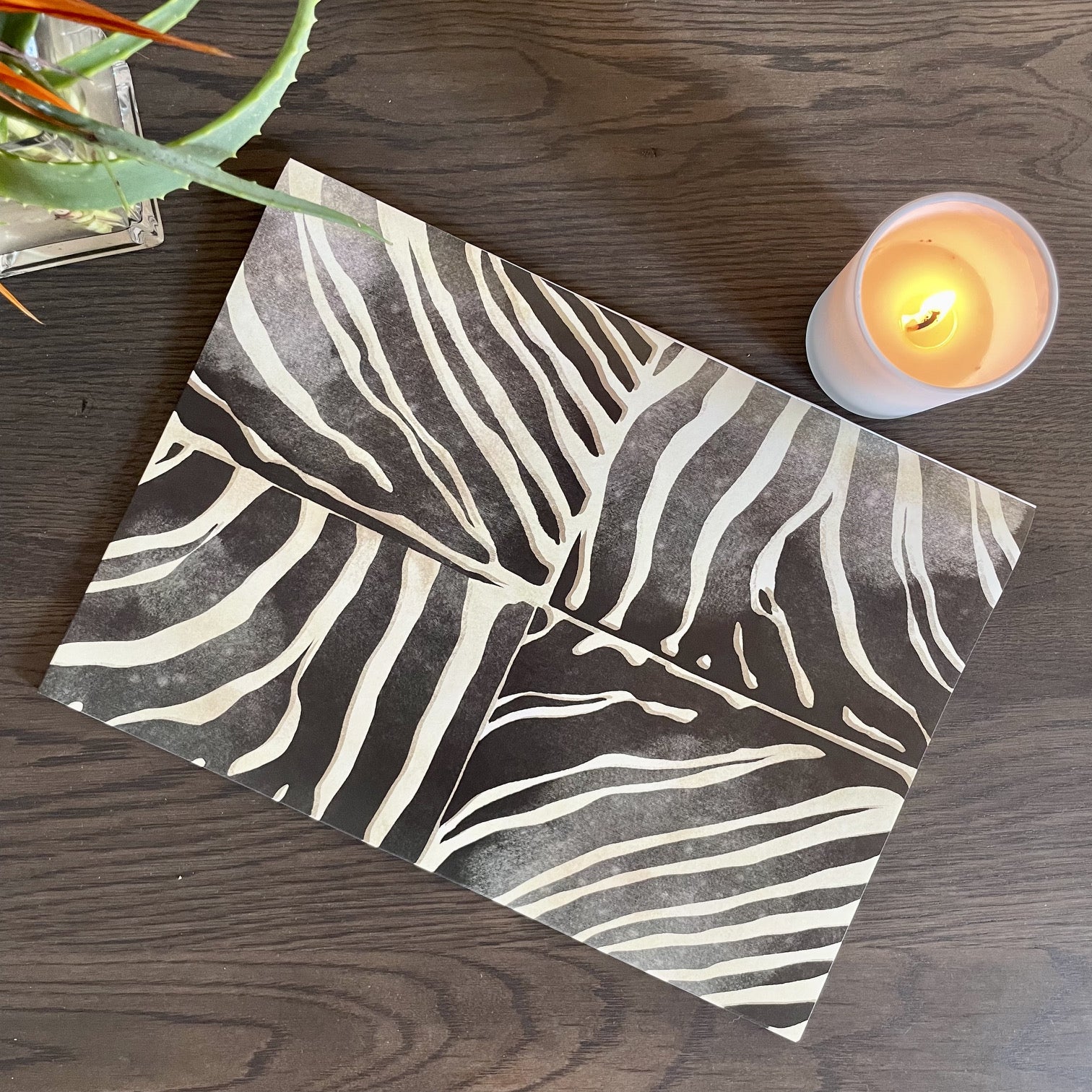 Wildside Zebra Paper Placemats