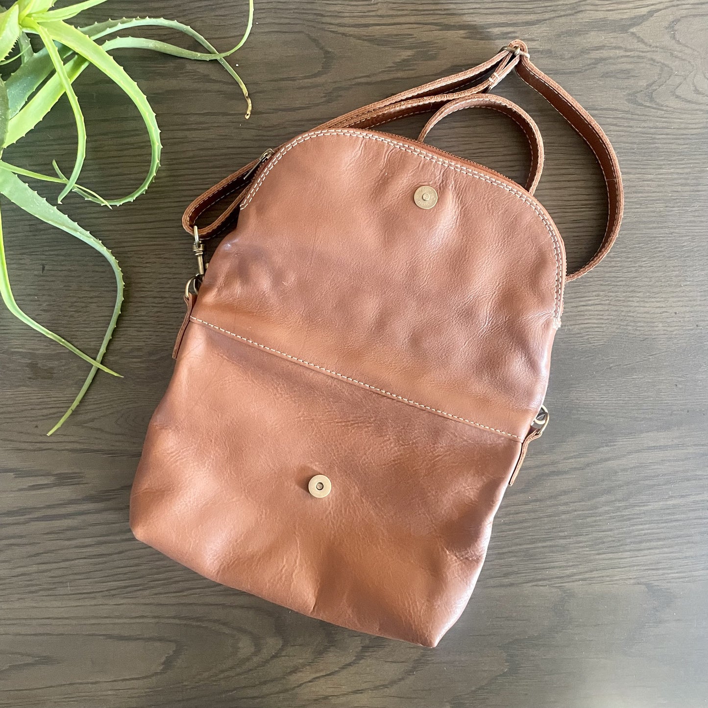 Kayleen Cross-Body Bag with Flap Enclosure
