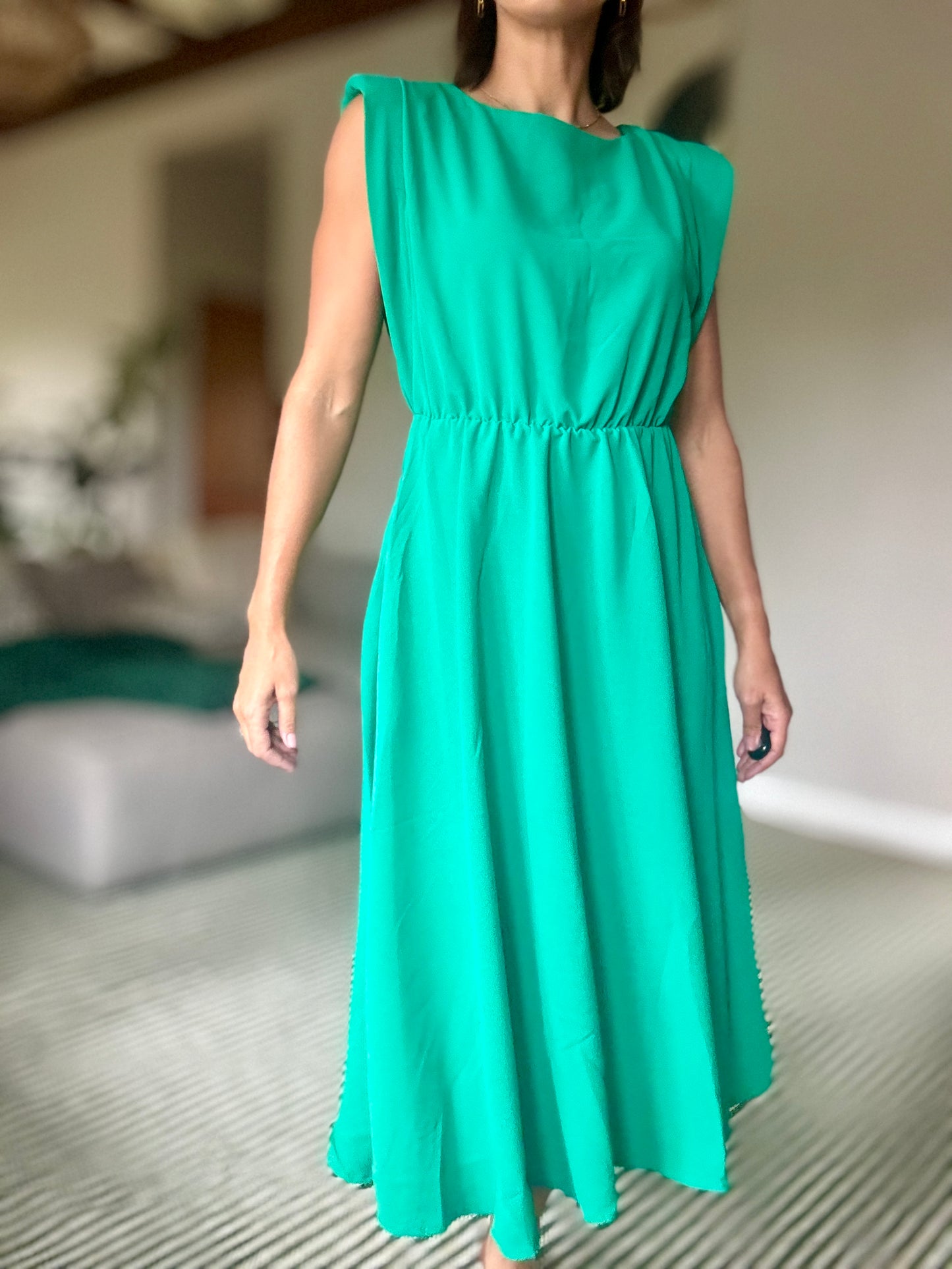 Midi Dress in Green