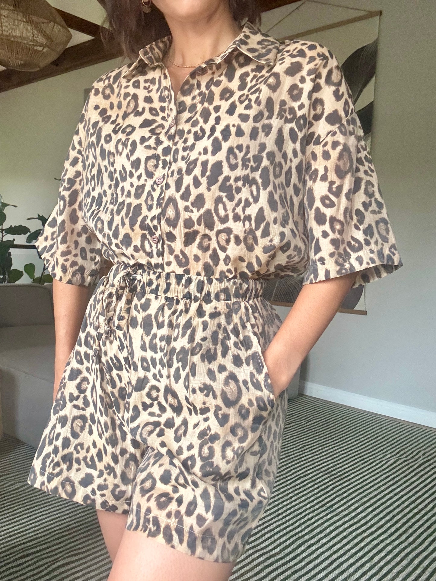 Leopard Short Sleeve Shirt