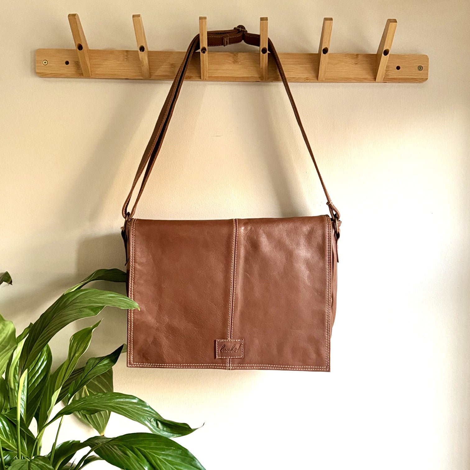 Leather Laptop Bag - Christopher - iszi ONLINE