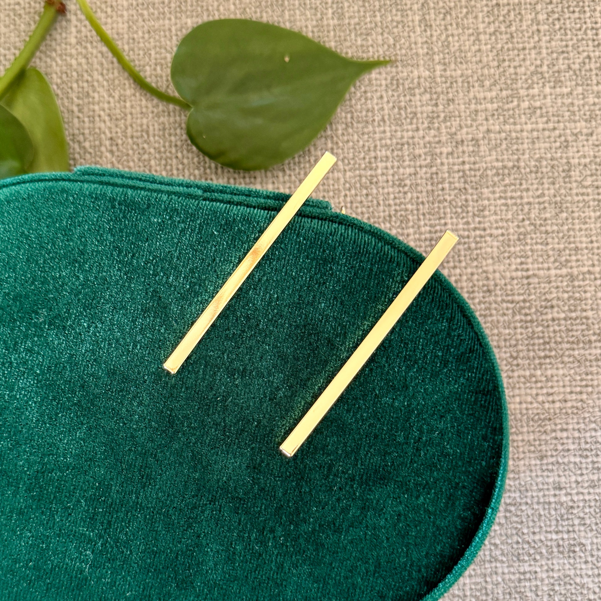 Two Piece Modern Earrings