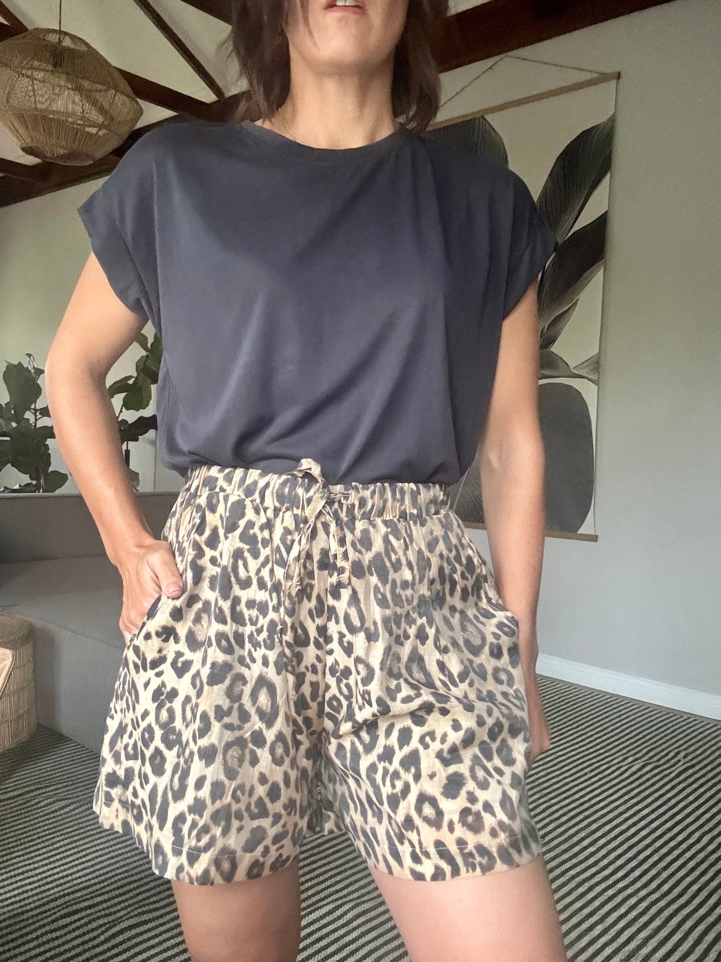 Leopard Shorts