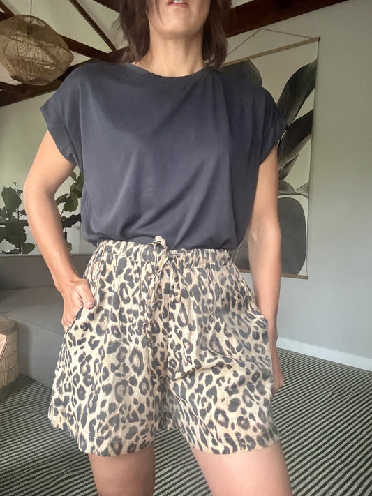 Leopard Shorts