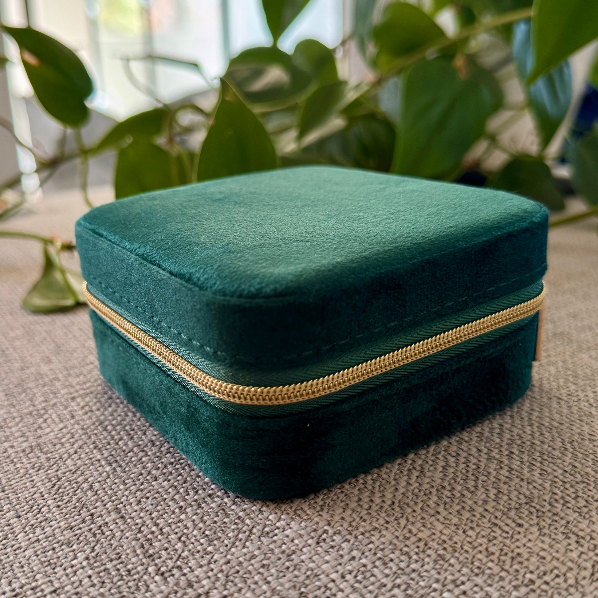 Suede Jewellery Box