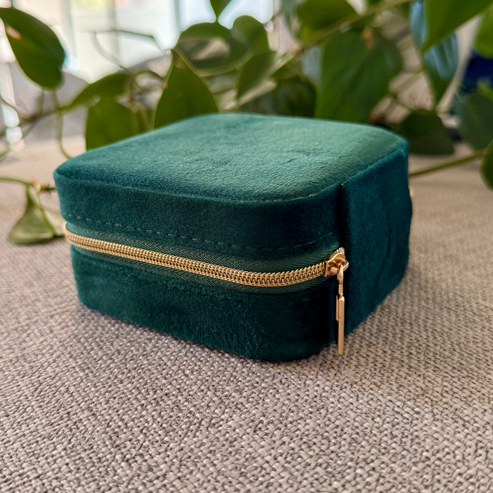 Suede Jewellery Box