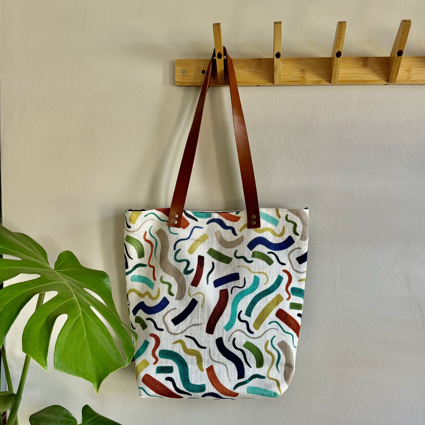 Leather and Fabric Tote Bags - iszi ONLINE