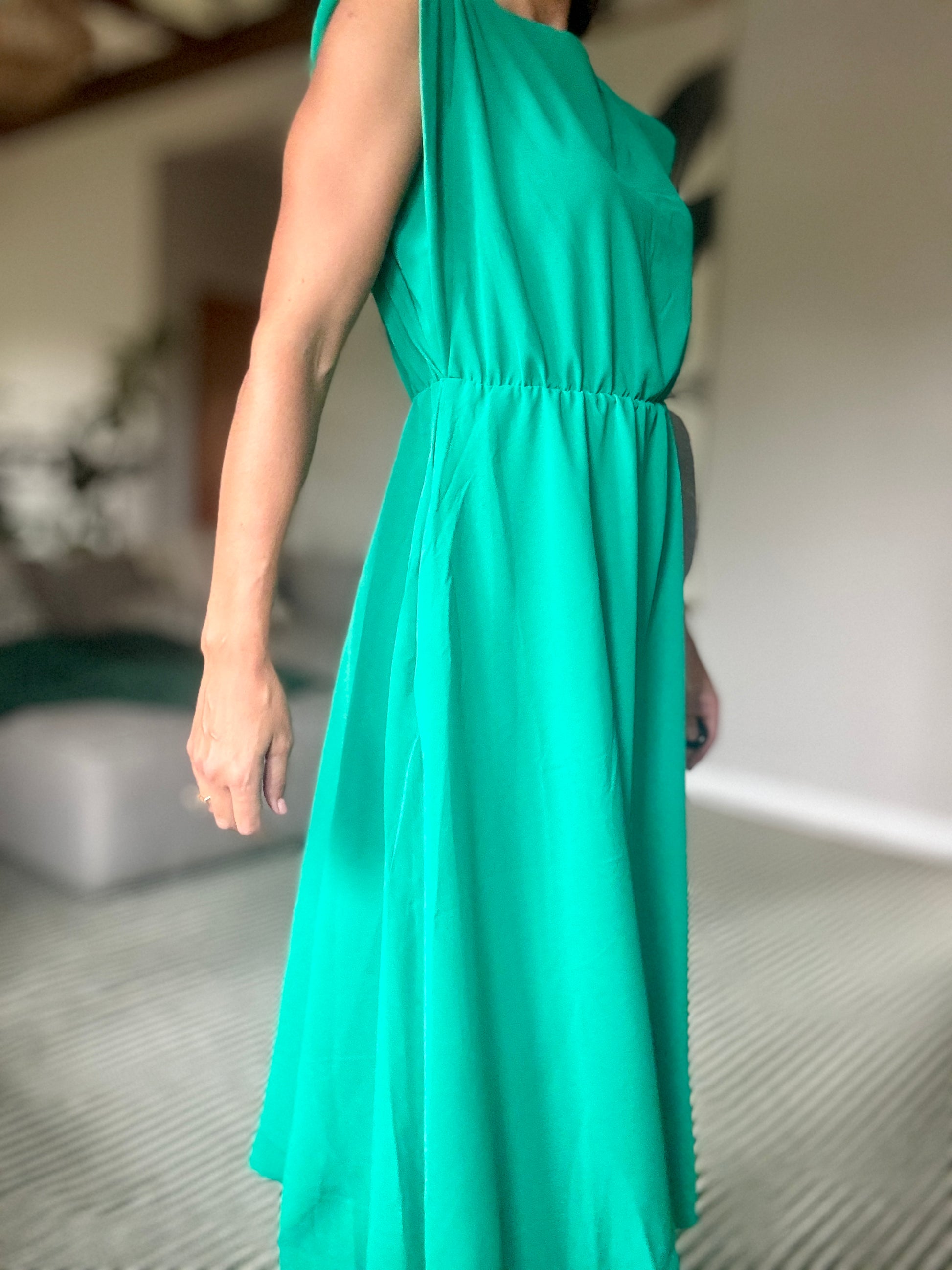 Midi Dress in Green