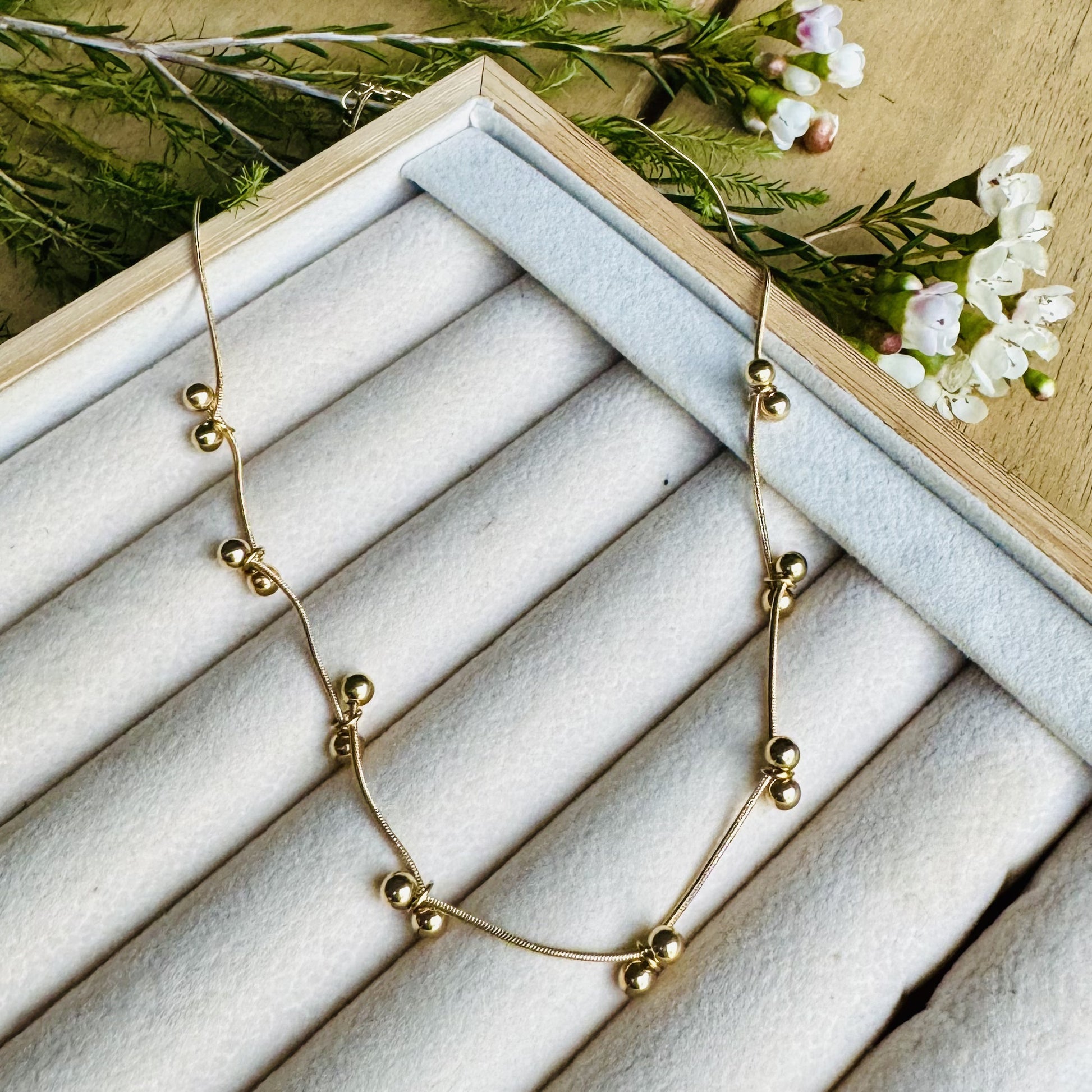 Twin Bobble Necklace - iszi ONLINE