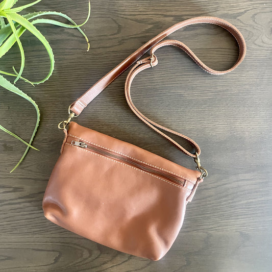 Kayleen Cross-Body Bag with Flap Enclosure