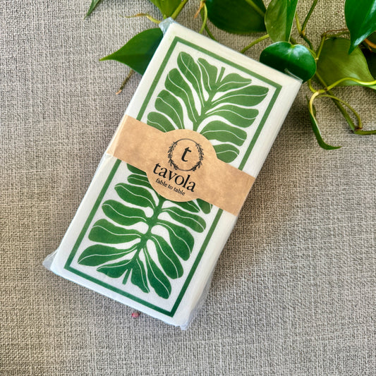 Slim Leaf Disposable Napkins
