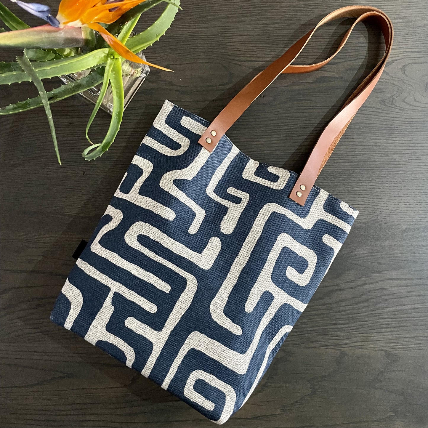 Nola Tranquille Fabric Tote Bags
