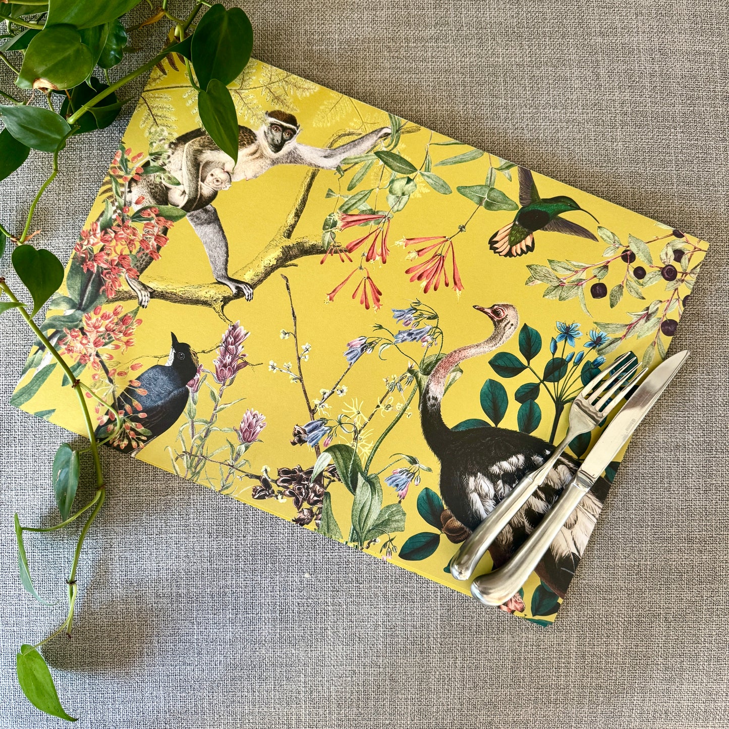 Vlerk en Stert Paper Placemats - iszi ONLINE