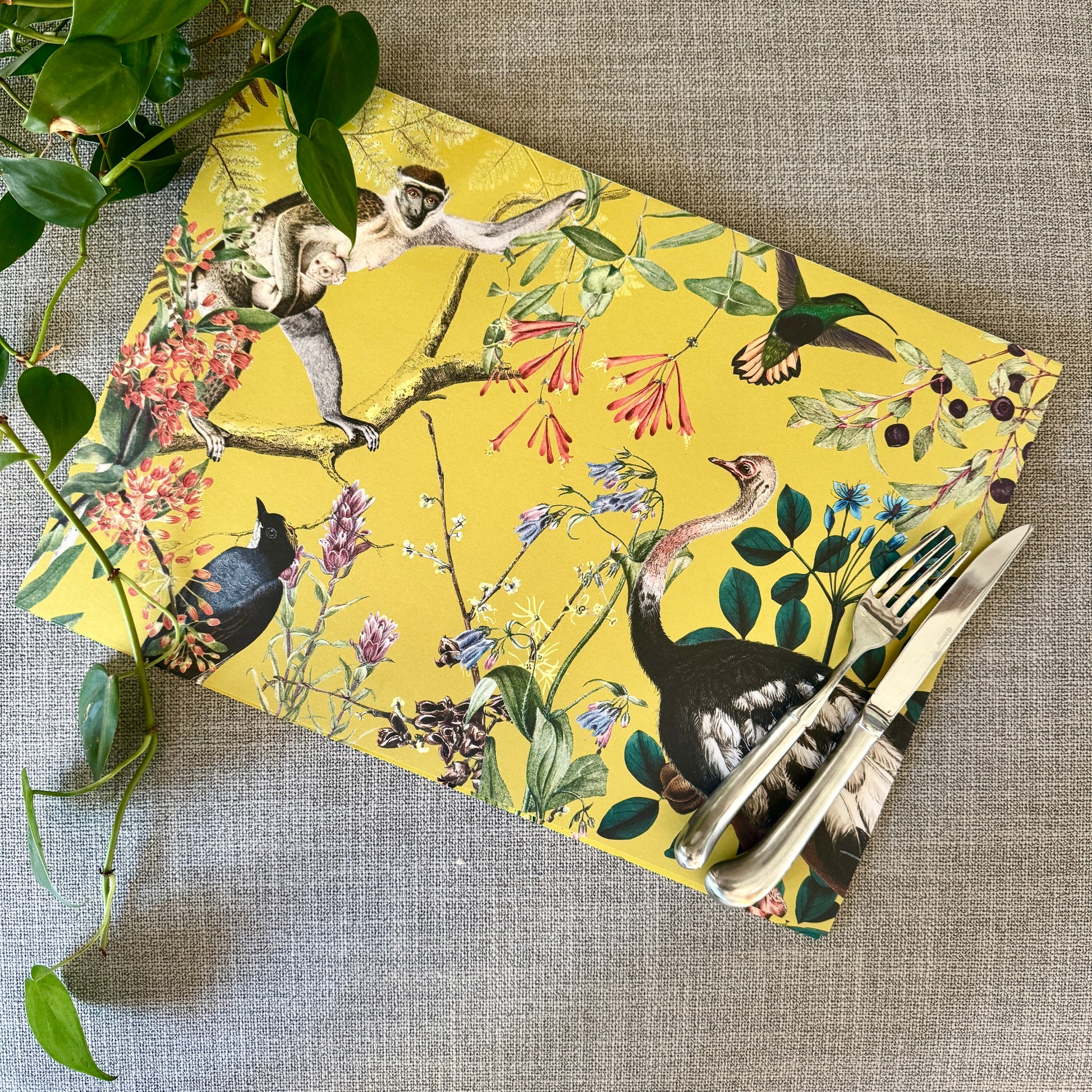 Vlerk en Stert Paper Placemats - iszi ONLINE