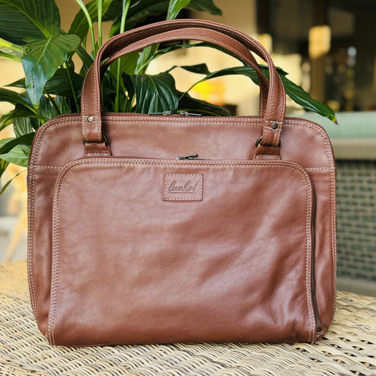 Leather Laptop Bag - Charles - iszi ONLINE