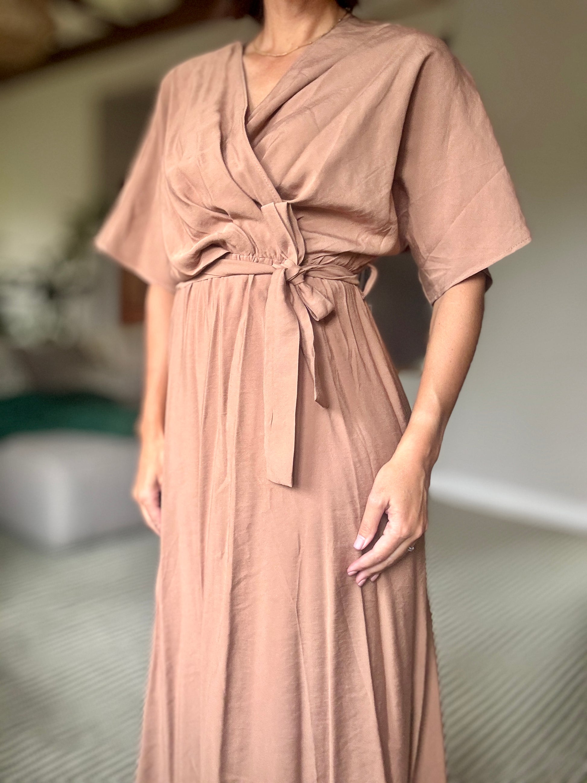 Latter Wrap Dress