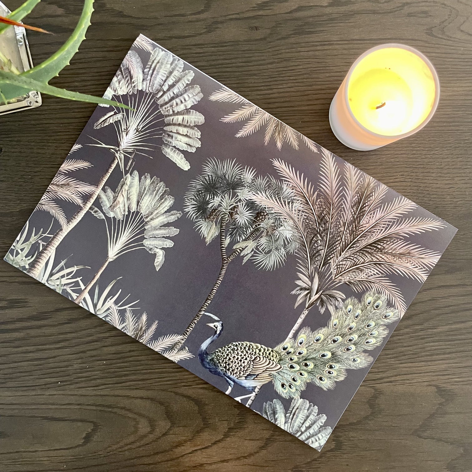 Exotic Zanana Dark Paper Placemats