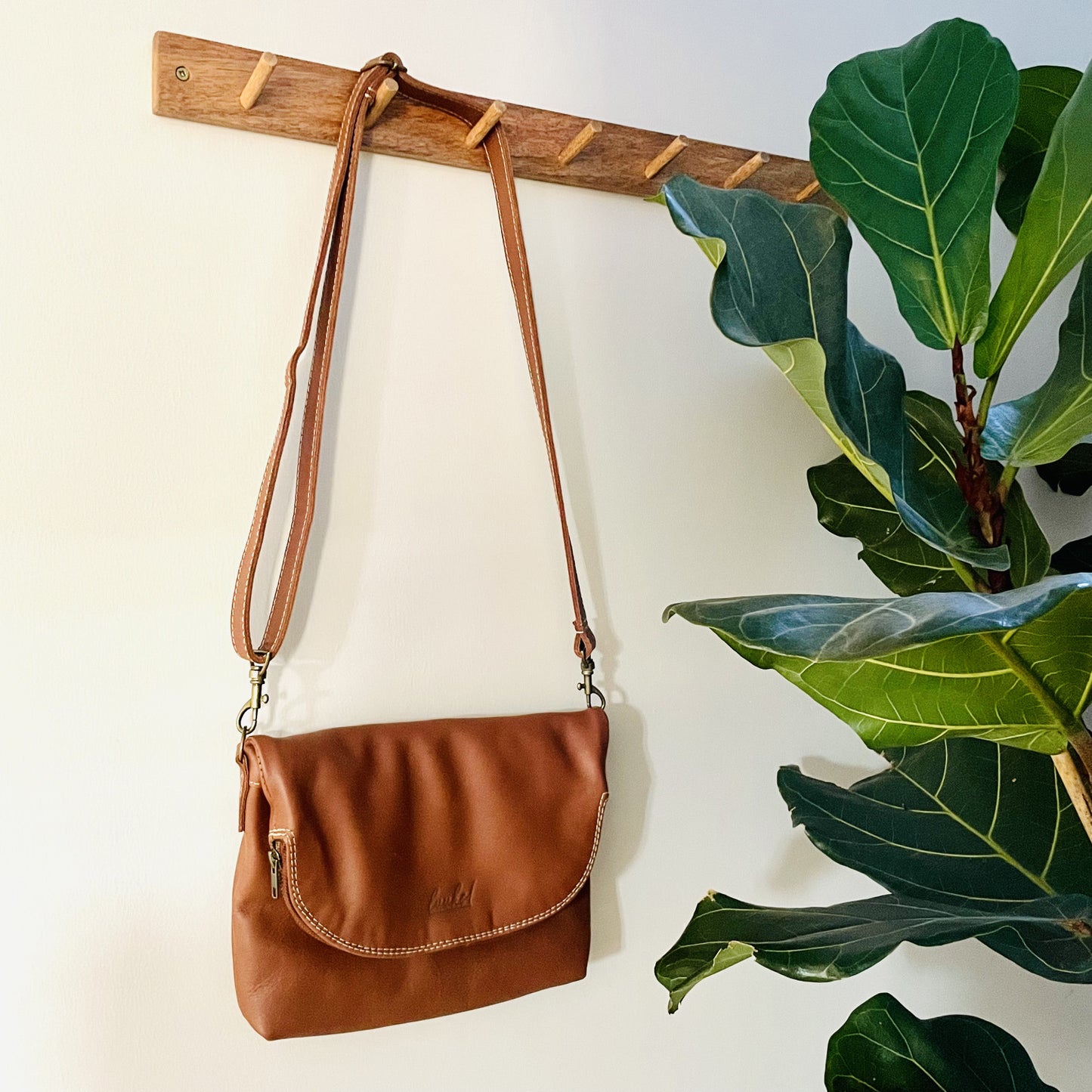 Kayleen Cross-Body Bag with Flap Enclosure