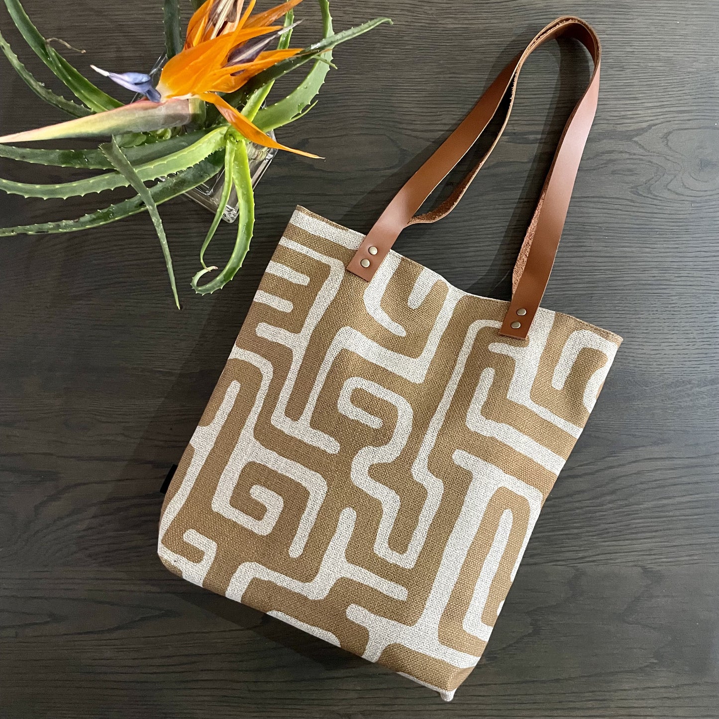 Nola Desert Fabric Tote Bag