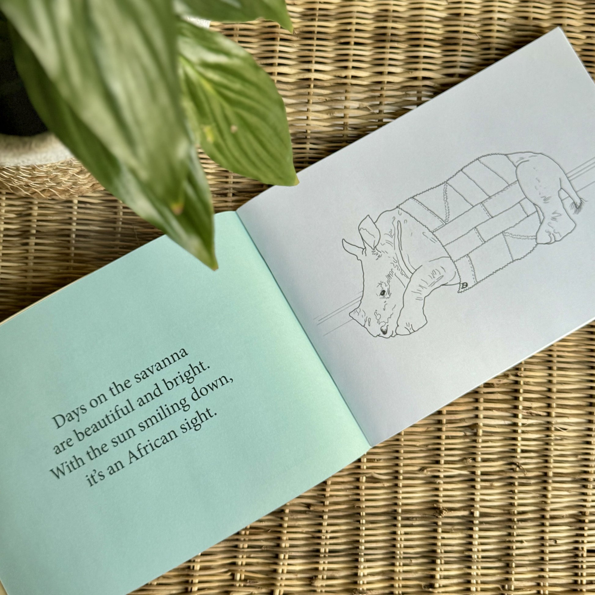 Under African Skies Colouring & Story Book