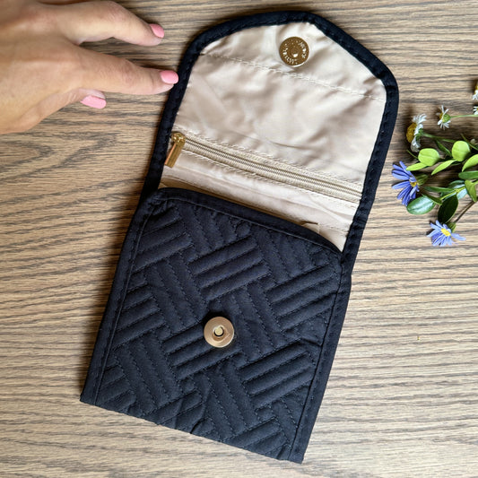 Black Jewellery Pouch - iszi ONLINE