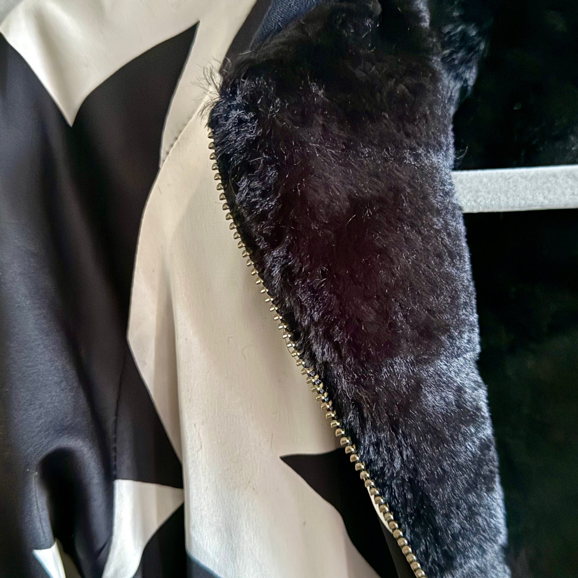 Reversible Bomber Jacket Houndstooth - iszi ONLINE