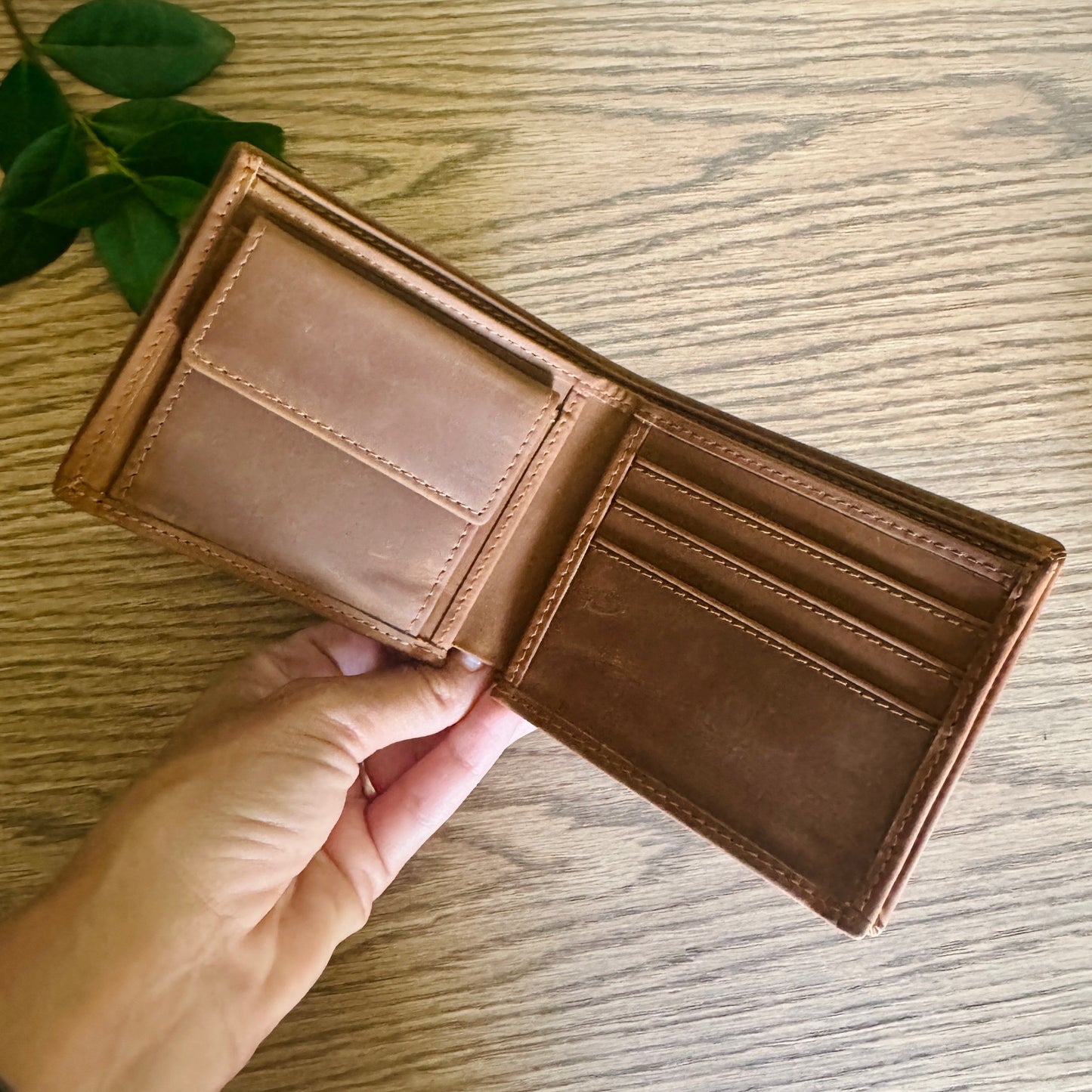 Tan Leather wallet