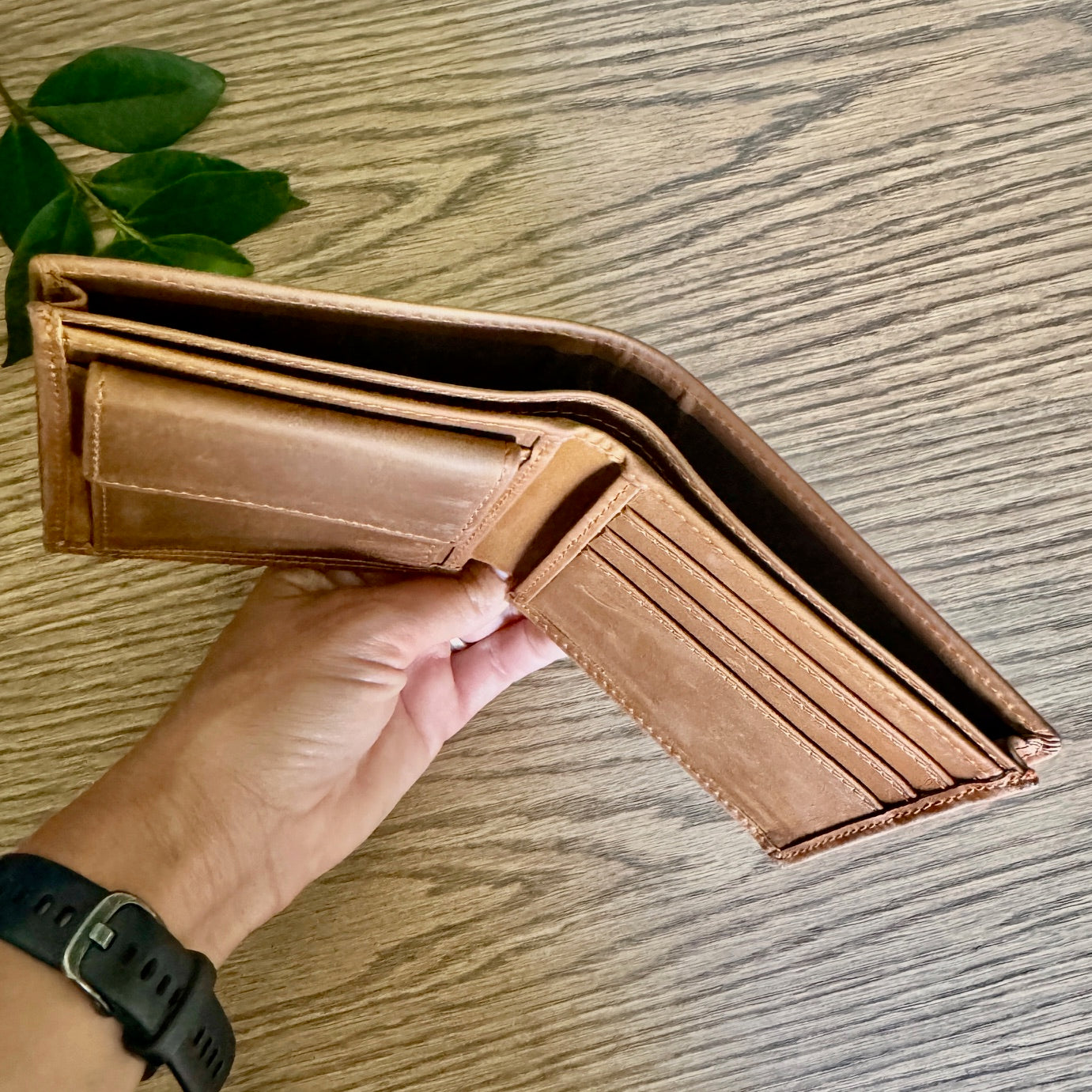Chocolate Brown Leather wallet